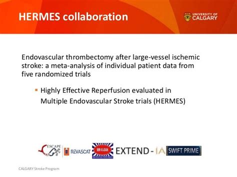 hermes stroke study|thrombectomy stroke.